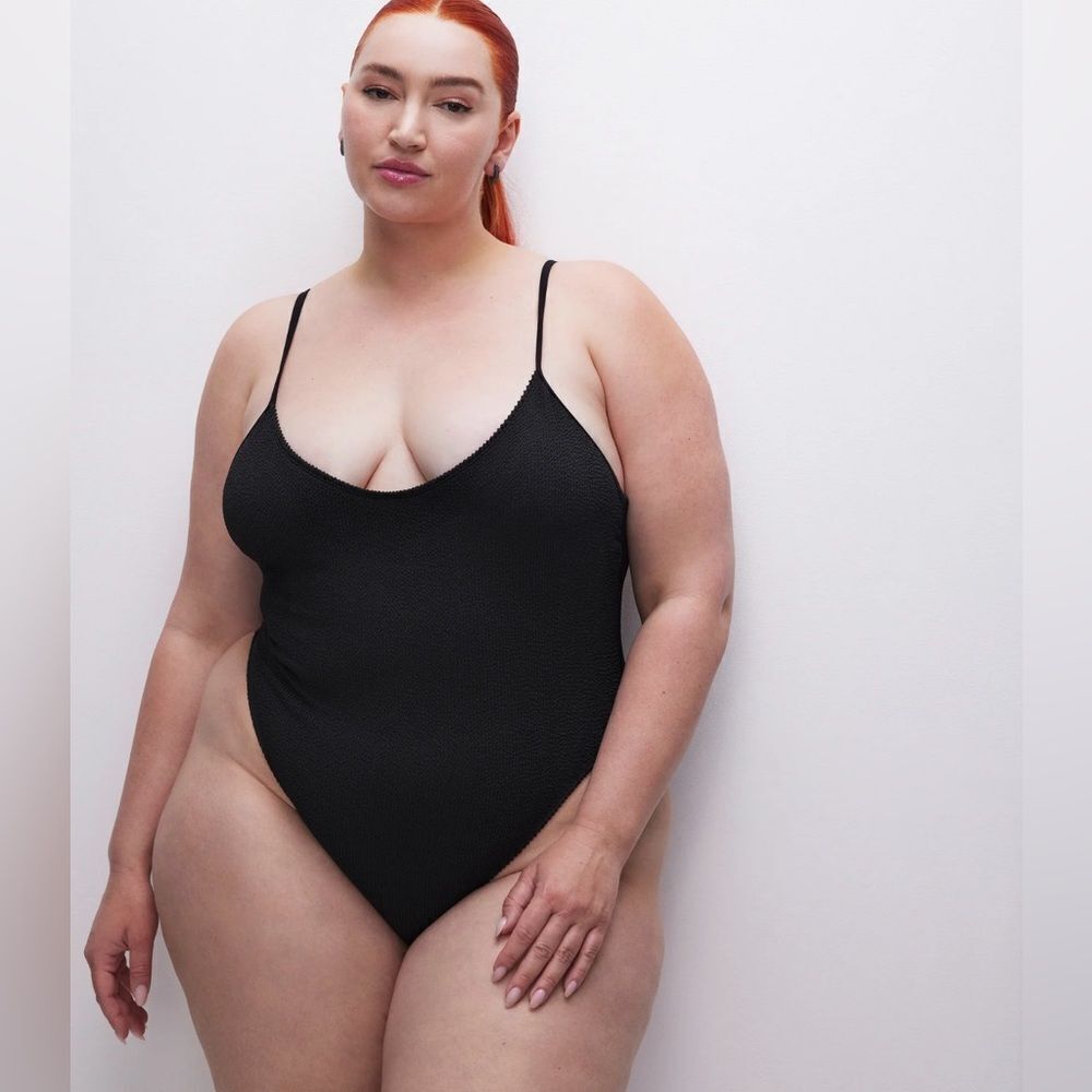 GOOD AMERICAN Always Fits One Piece Black Swimsuit Size 2XL/3XL